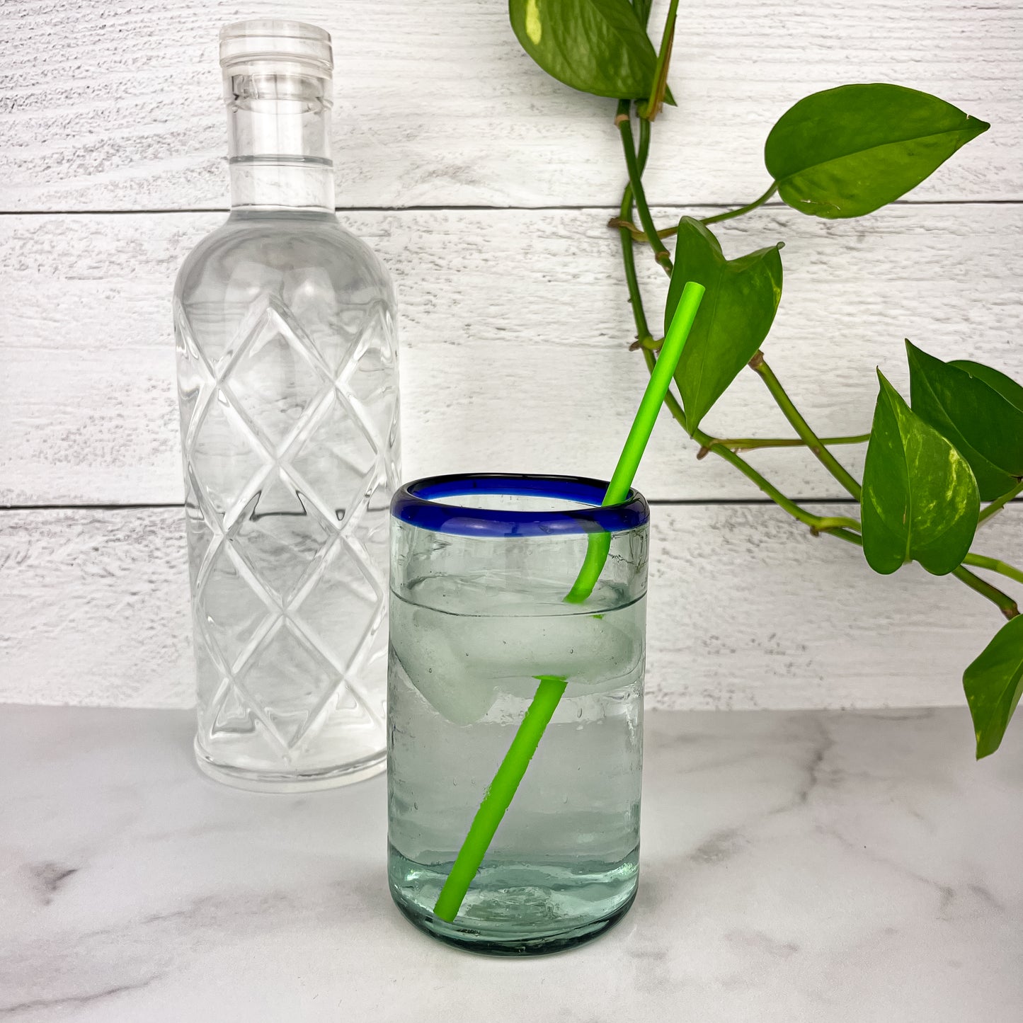 Compostable Straws- With Paper Sleeves